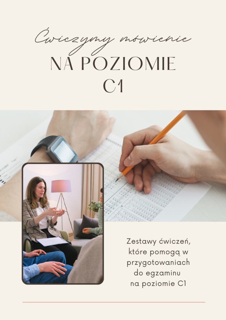 Ćwiczymy mówienie na poziomie C1