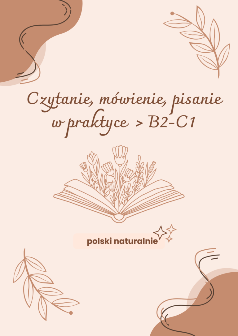 Czytanie, mówienie, pisanie > B2-C1